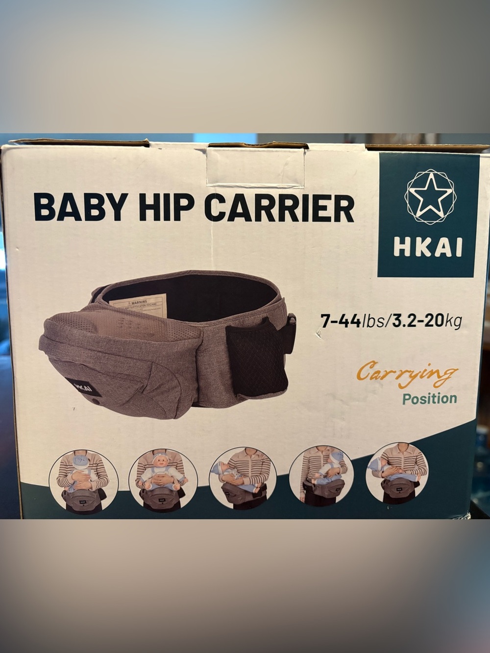 Baby Hip Carrier Waist Pack - Gray